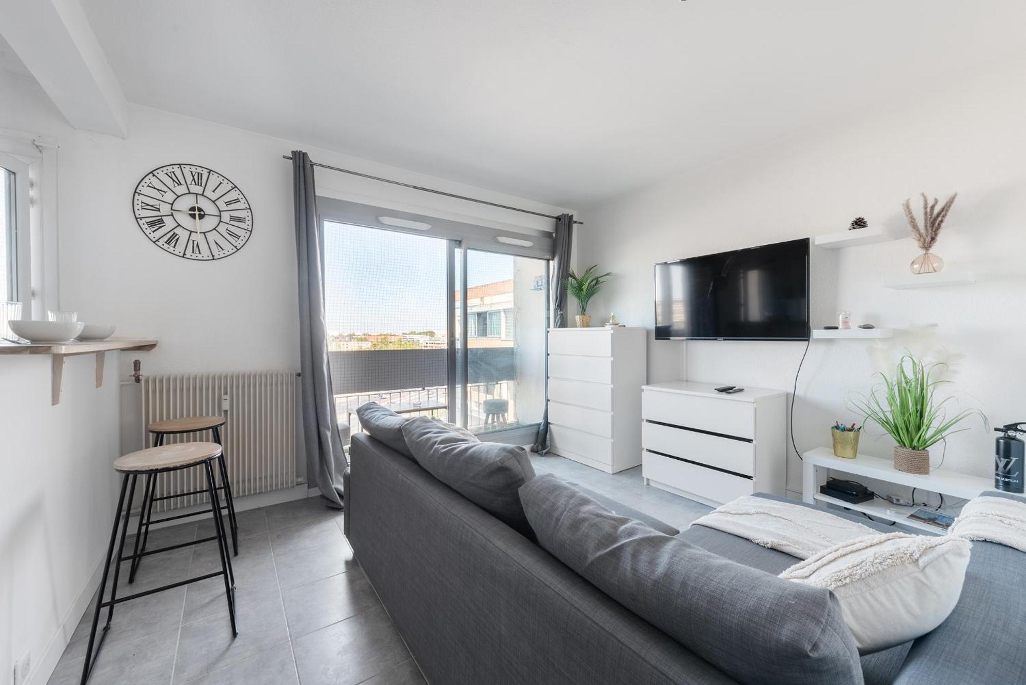 Ferienwohnung Cosy T2, Terrasse Privee Et Parking Toulouse Exterior foto